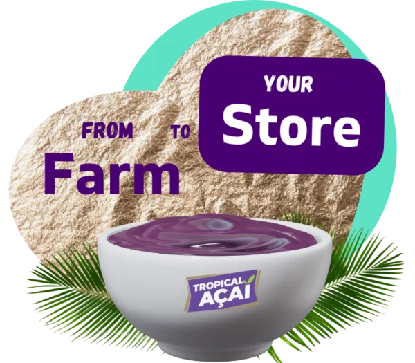 Premium Organic Acai pure from our Farm to your Store