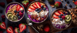 Acai Bowls with high quality acai