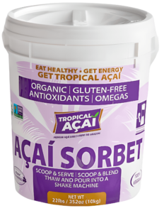 Premium Organic Acai Sorbet 22 lbs