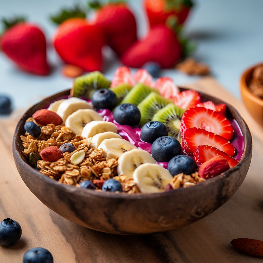 Recipe: Hawaii Rainbow Acai Bowl