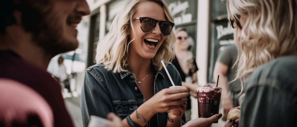 People enjoying Tropical Acais Organic Acai Sorbet