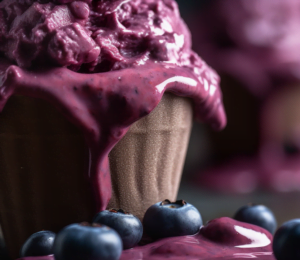 premium acai sorbet for soft serve