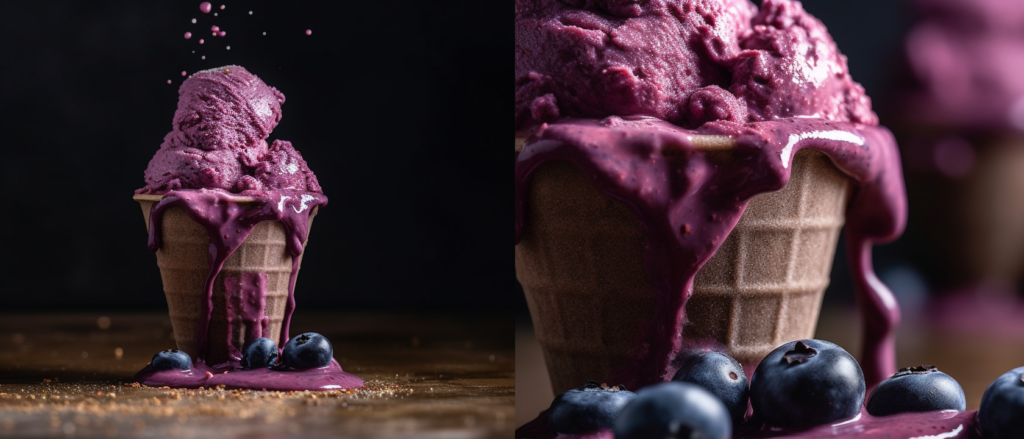 Acai soft serve