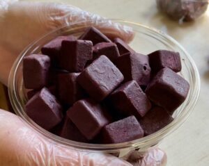 Acai blender cubes