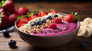 Crimson Sunrise Dragon Fruit Bowl