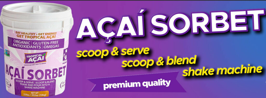 Scoopable Acai Sorbet