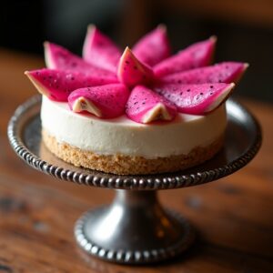 Dragonfruit Dessert Garnish