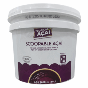 Scoopable Acai Soft Serve