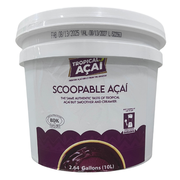 Scoopable Acai Soft Serve