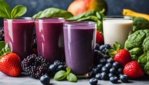 Acai smoothie ingredients