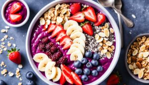 Strawberry Coconut Acai Bowls