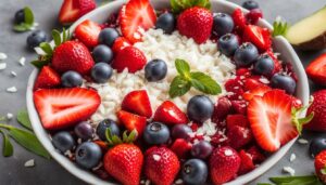 strawberry coconut acai bowl