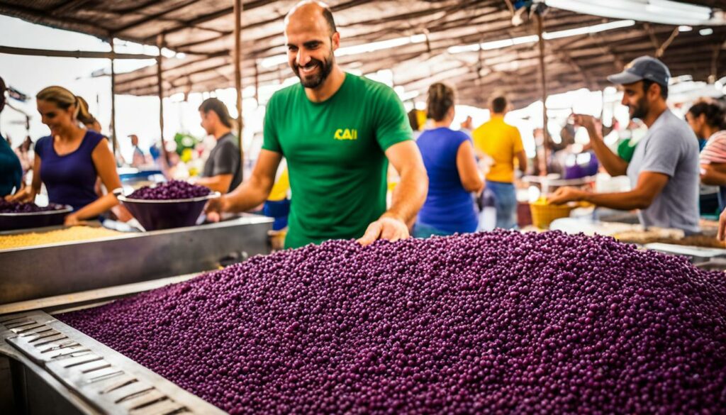 acai processing machine