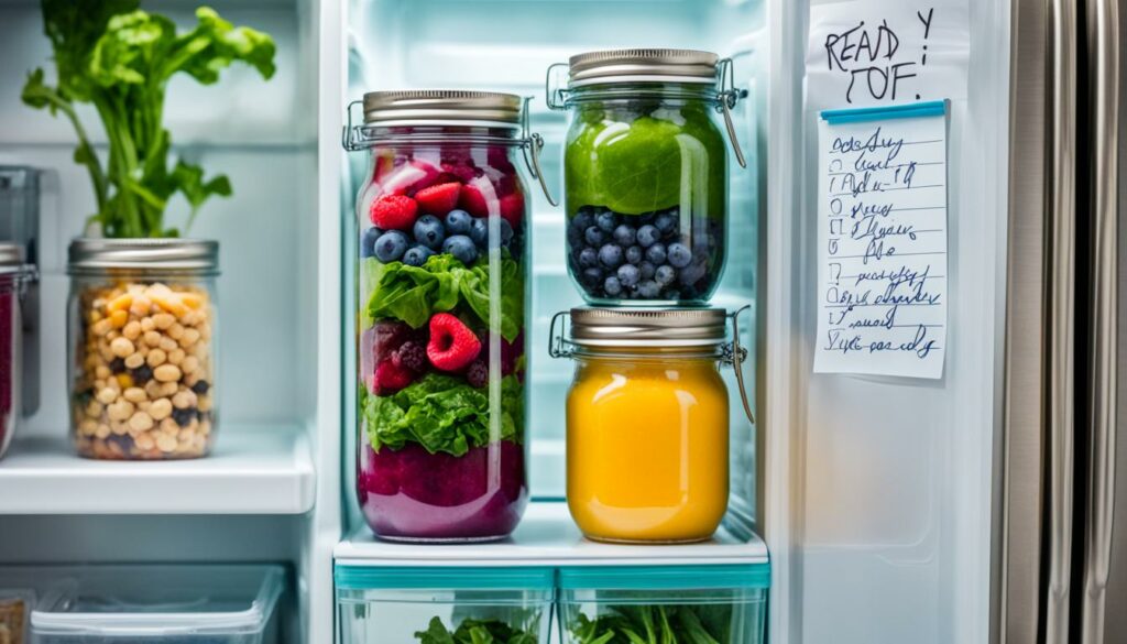 long-term smoothie storage