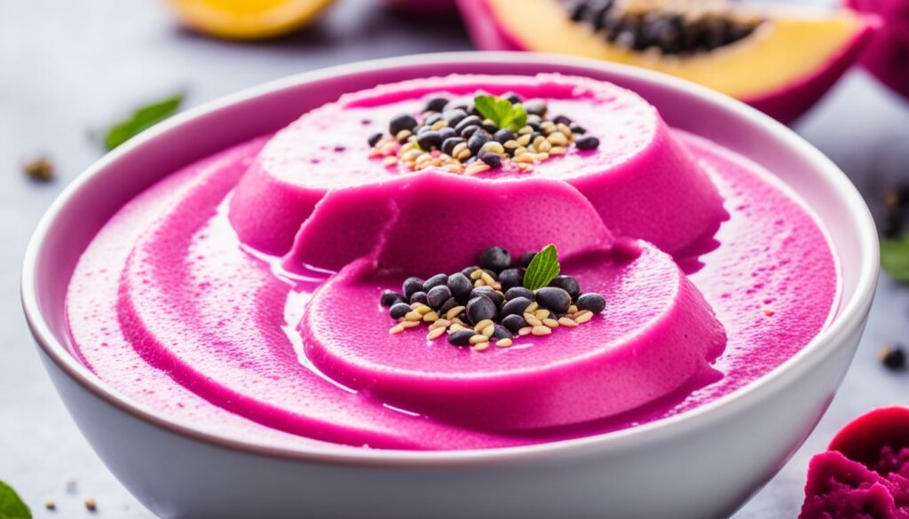 premium pitaya sorbet and pitaya puree