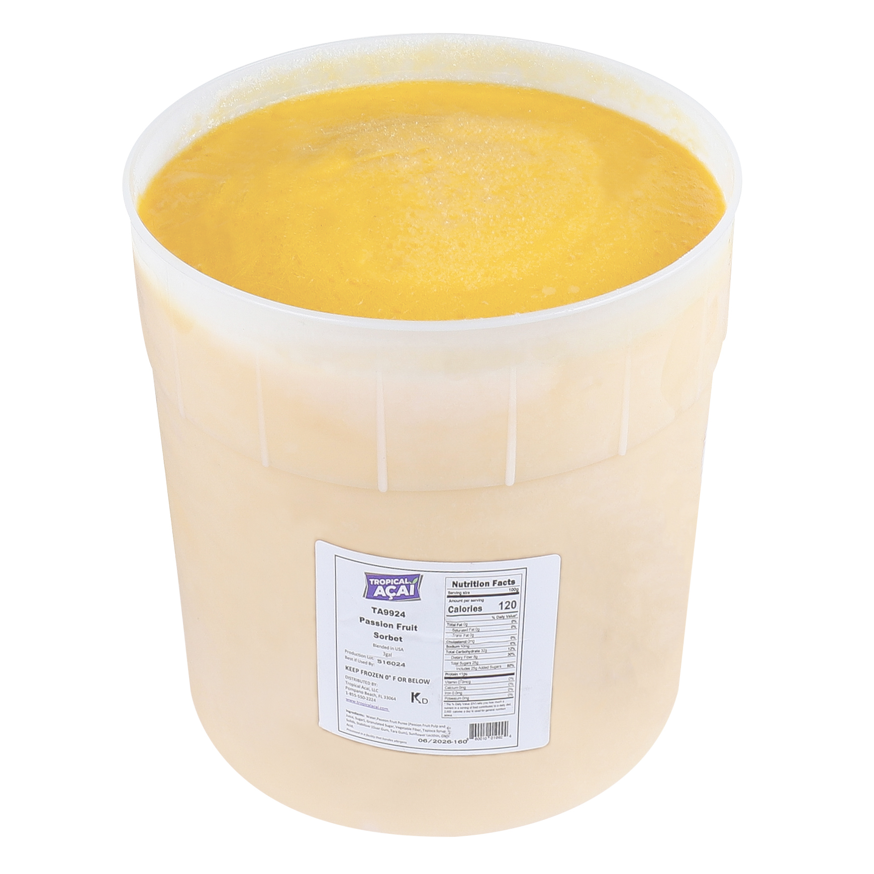 Passion Fruit Sorbet