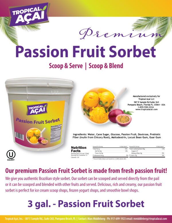 Passion Fruit Sorbet 2023