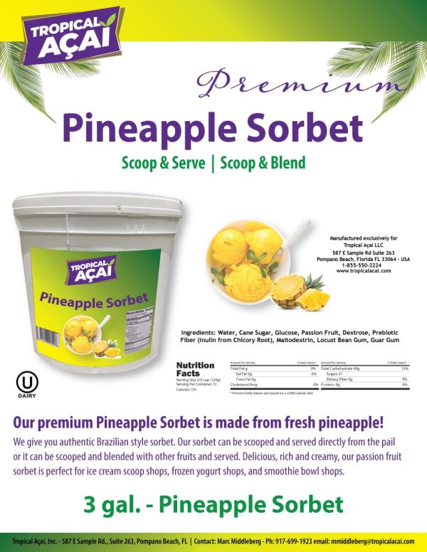 Pineapple Sorbet Facts