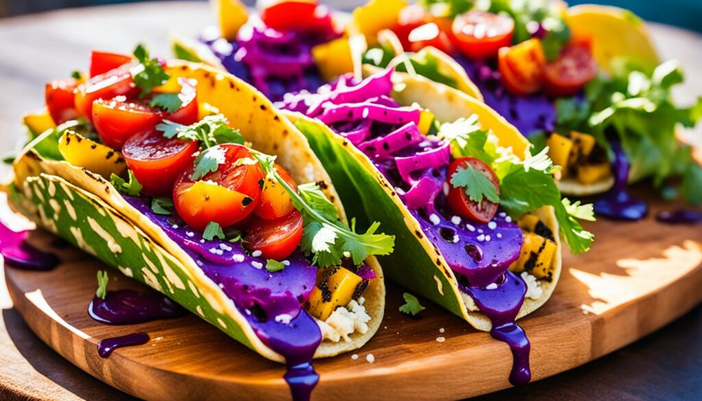 Vibrant Vegan Pitaya Tacos