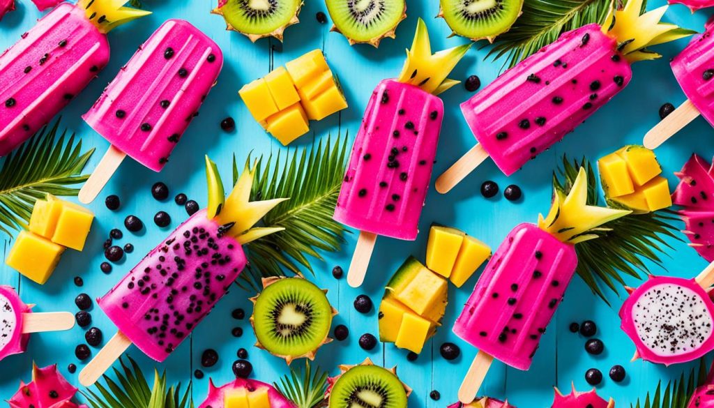 dragon fruit popsicles