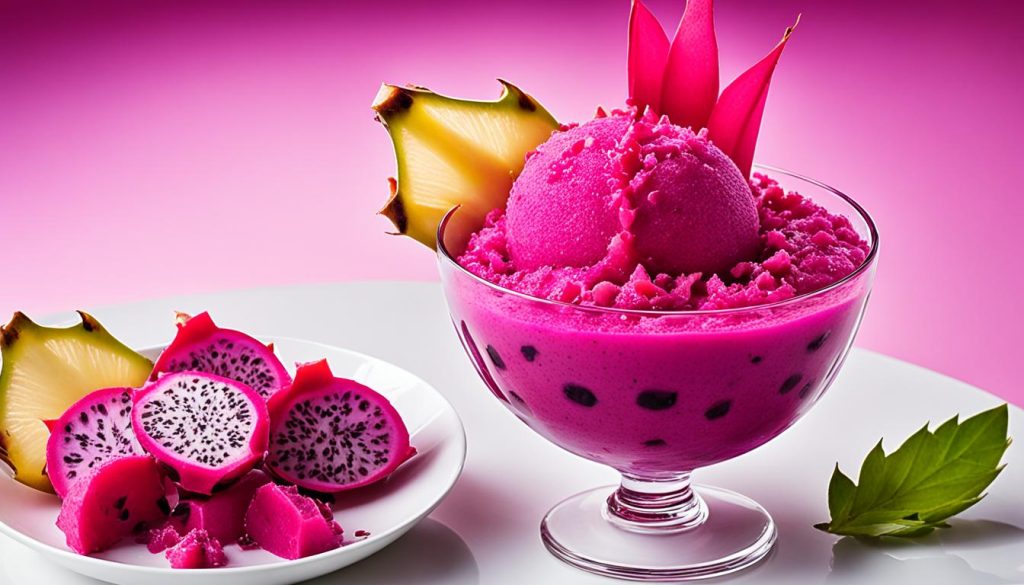 dragon fruit sorbet