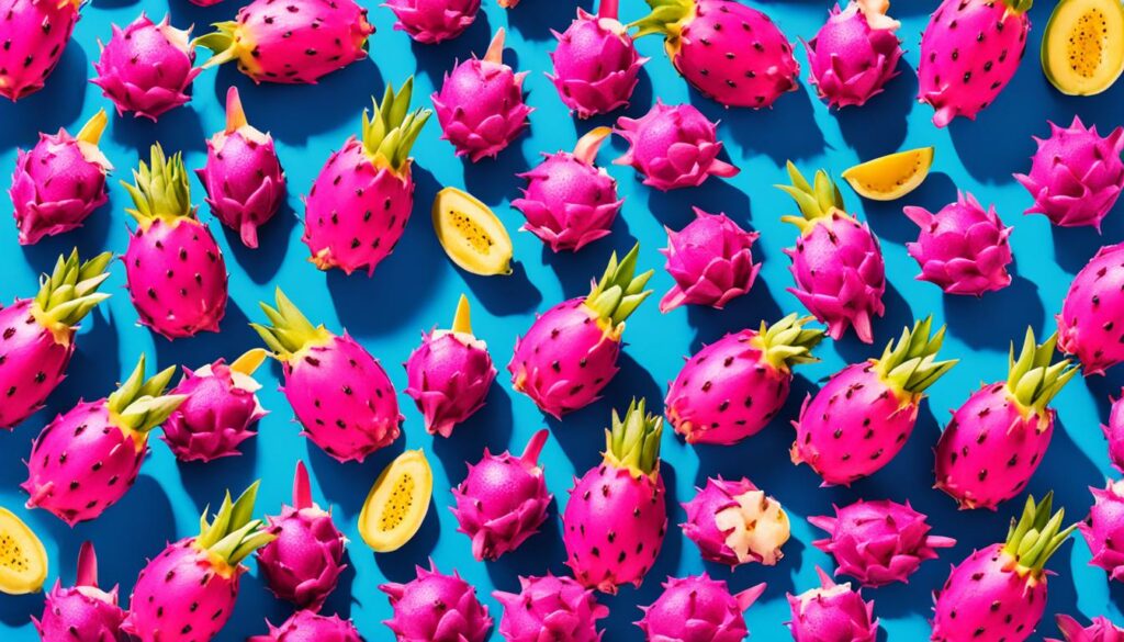 tropical pitaya desserts