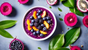 acai pitaya swirl cheesecake