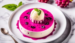 seasonal pitaya desserts
