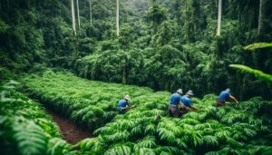 sustainable acai harvesting process