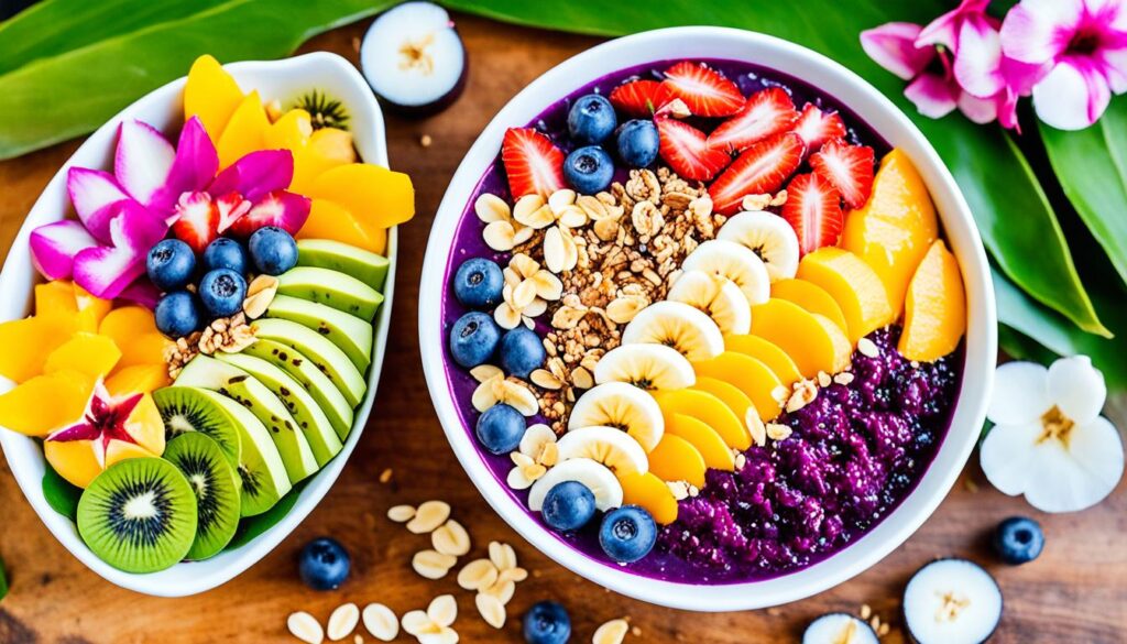 tropical acai bowl