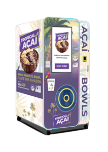 Acai Bowl Vending Machine Left