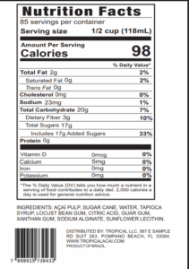 Nutrition Facts