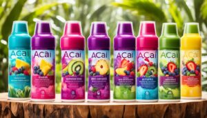 tropical acai blender cubes