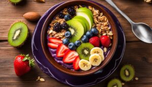 acai bowl presentation