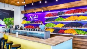 optimized brick and mortar acai shop experience