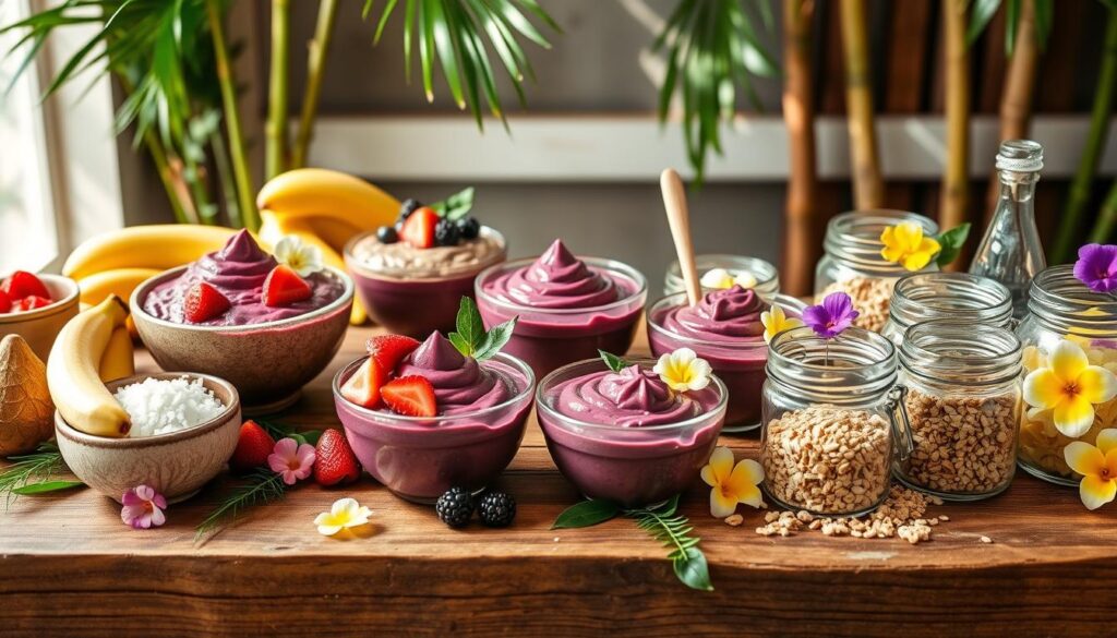 Organic Acai Sorbet Station