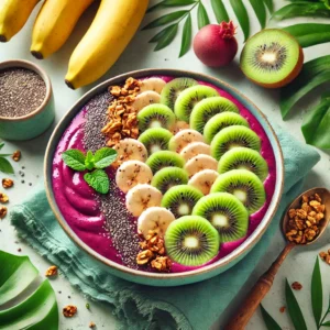 Vegan Kiwi Acai Bowl