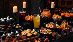 Halloween buffet accompaniments