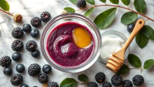 DIY acai skincare
