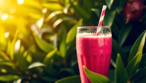 Dragon fruit smoothie
