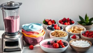 Equipment for acai bowl recipes
