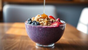 Acai bowl with fresh toppings