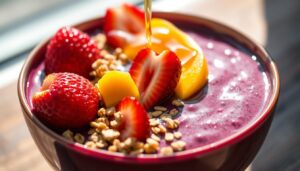 Acai bowl with fresh toppings