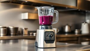 Commercial grade blender for acai preparation