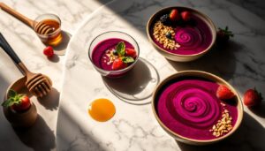 Premium acai presentation