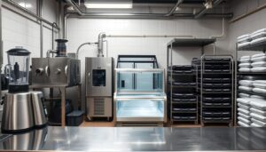 Essential equipment for acai production