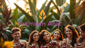 Premium acai brand identity