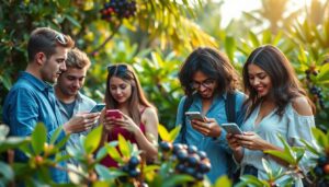 Social media marketing for acai business