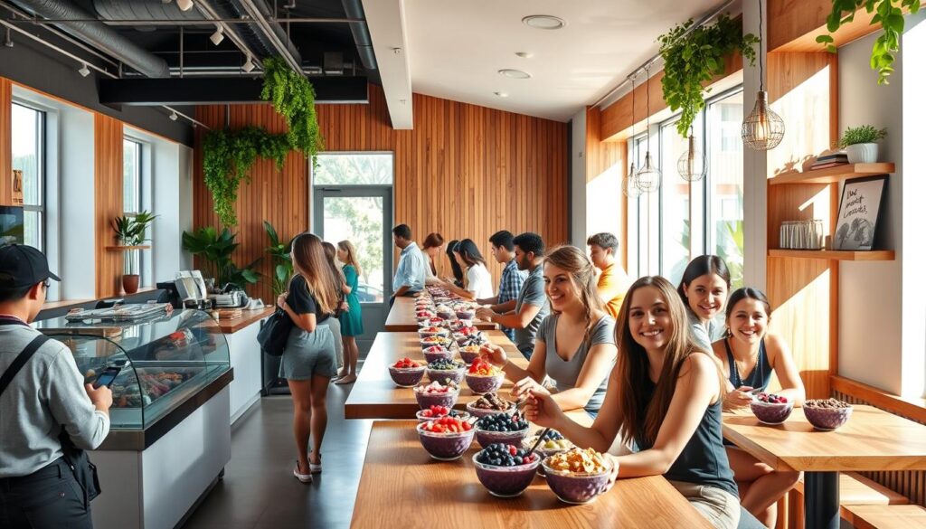 acai bowl bar design
