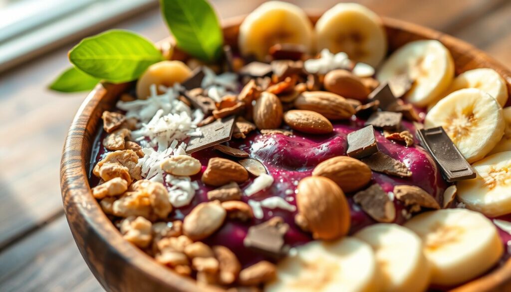 organic acai chocolate bowl ingredients